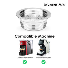 Load image into Gallery viewer, Stainless Steel Coffee Filters Refillable Coffee Capsule Pod For Lavazza Espresso Point &amp; Lavazza Blue &amp; Lavazza a Modo Mio