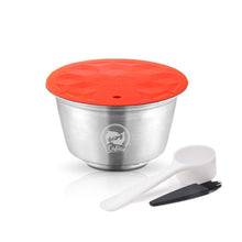 Load image into Gallery viewer, iCafilas Stainless Steel Nescafe Dolce Gusto Milk Foam Filters Reusable Refillable Milk Capsule Pod Cup for Nescafe Dolci Gusto
