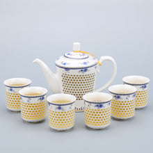 Load image into Gallery viewer, YeFine Chinese Kung Fu Tea Set Porcelain Hollow Out Creative Design Ceramic Teapot With 6 Tea Cups Travel Drinkware Luxury Gift