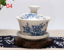 Load image into Gallery viewer, China Hand Painted Tea Set,Dehua High quality white porcelain gaiwan tea porcelain pot set for travel Beautiful and easy kettle